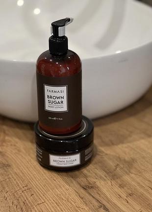 Набір для тіла brown sugar – скраб + лосьйон