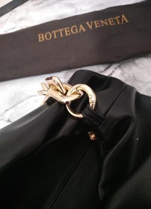 Сумка клатч шкіряна в стилі bottega🖤4 фото