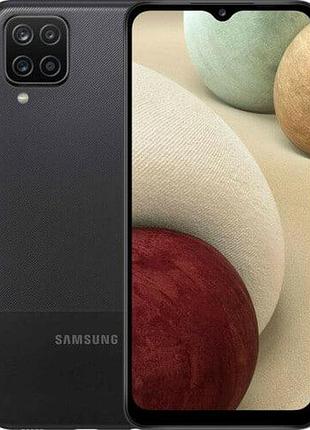 Смартфон samsung galaxy a12 4/64gb black (sm-a127f), 2 sim 6.5" exynos 850 nfc 5000 мач