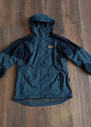 Женская уникальная куртка ветровка jack wolfskin оригинал на мембране