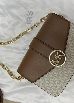Сумка michael kors коричнева 2