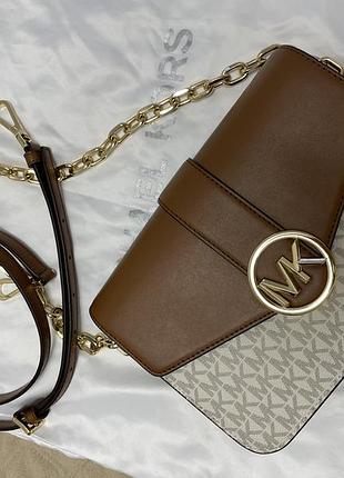 Сумка michael kors коричнева 3