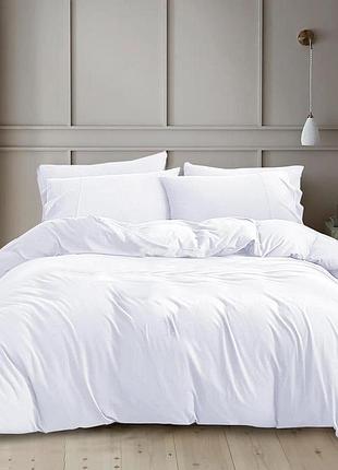 Півтораспальний комплект постільної білизни 100% бавовна white 150х220 bl1.5-1