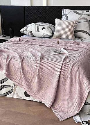 Комплект постілі з покривалом "вафелька"