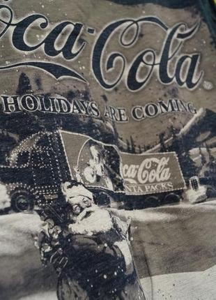 Новорічна святкова футболка -свято до нам приходить кока кола coca-cola5 фото