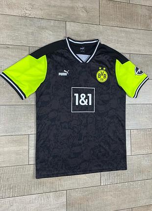 Borussia dortmund limited edition shirt puma black size l футболка футбольна форма