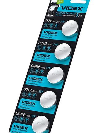 Батарейка литиевая videx cr2450 1шт
