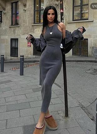 Базова сукня zara варена плаття zara в рубчик