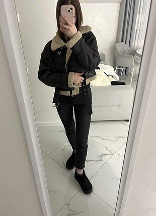 Дубленка zara