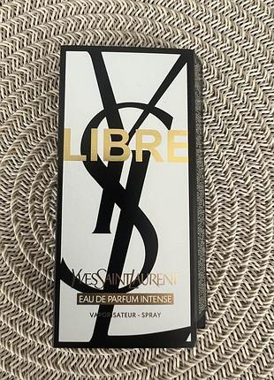 Пробник yves saint laurent libre intense парфумована вода для жінок