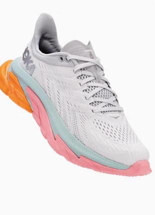 Кросівки HOKA Bondi 6 Chaussures de Route pour Femmes en Black Black edge 'nimbus cloud lunar rock'
