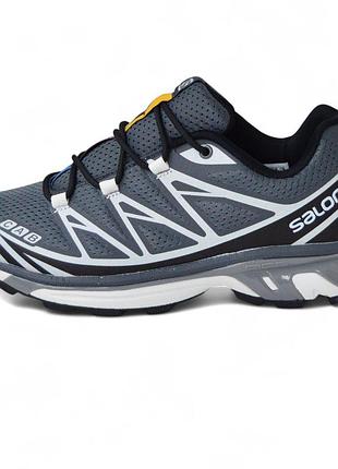 Salomon xt-6 gray white кросівки чоловічі саломони саломон кроссовки