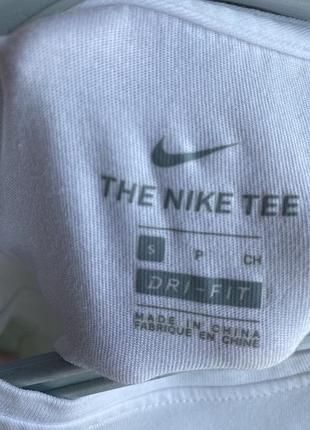 Белая спортивная майка nike размер s5 фото