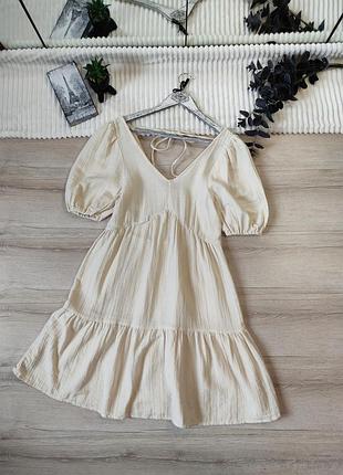 Муслиновый хлопковый сарафан primark p xs
