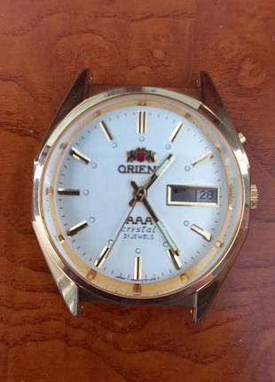 Мужские японские механические наручные часы orient 3stars crystal