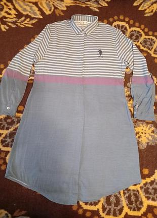 Жіноча літня довга сорочка, u. s. polo    assn p. 48-50
