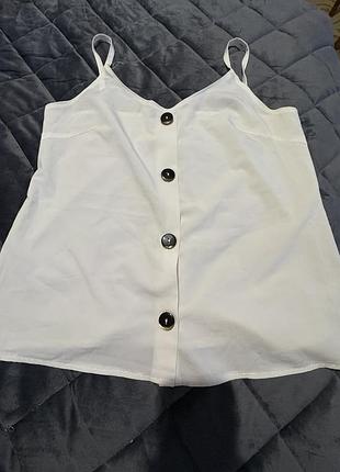 Літня майка білого кольору s