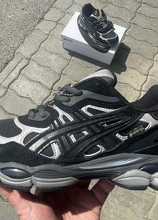 Asics gel nyc gore-tex black graphite silver 2