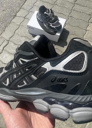 Asics gel nyc gore-tex black graphite silver 3