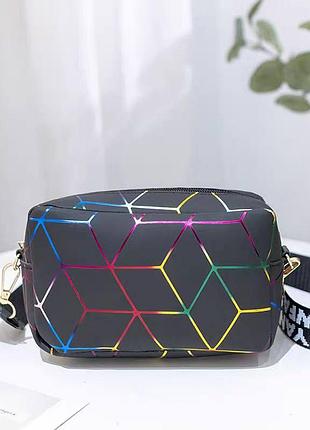 Сумка 119, 10х17х7, черный