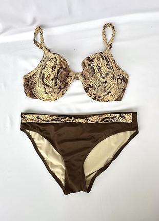 Купальник в зміїний принт