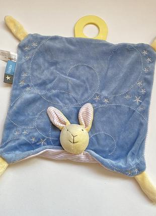 Мягкая игрушка сплюшка зайка заяц комфортер