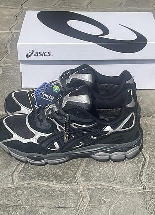 Asics gel nyc gore-tex black graphite silver