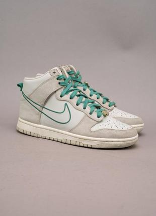 Кроссовки кожаные nike dunk high se “first use” размер 39