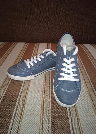 Джинсові текстильні кеди dockers/джинсовые текстильные кеды/38/39/40