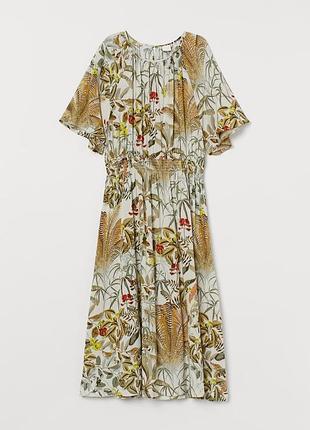 Нова натуральна сукня міді h&m. нова колекція!