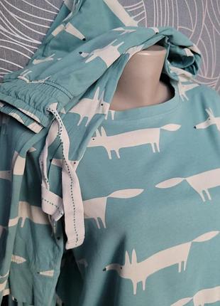 Cotton 100% лисичка класна піжама, домашній костюм - кофта та штани з кишенями