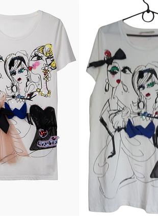 Уценка!!! женская футболка h&m, ог 96