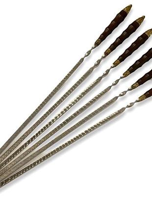 Шампур для шашлику тигр 1 шт 45 см gorillas bbq skk16 one size