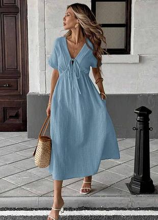 Платье муслиновое легкое