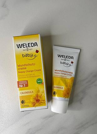 Крем под подгузник от опрелостей calendula 75ml weleda