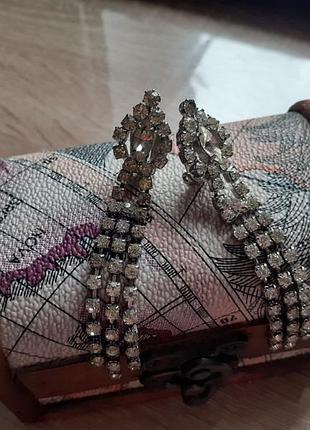 Винтажные серьги-клипсы