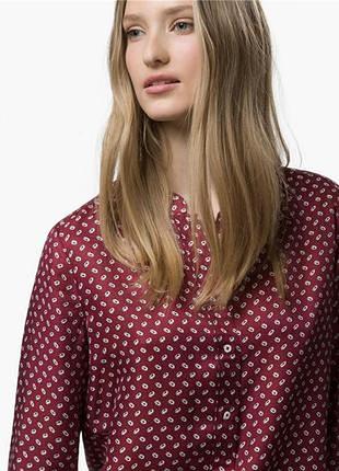 177. massimo dutti хлопковая блуза рубашка на пуговицах от люксового бренда