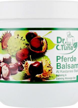 Масажний охолоджувальний гель бальзам каштан pferde balsam, з кінським каштаном, 500 мл dr. c.tuna farmasi