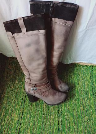 Сапоги кожаные (еврозима)