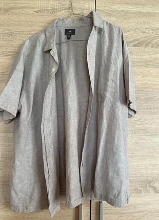 Чоловіча лляна теніска