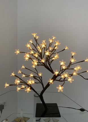 Дерево новогоднее  - ночник на 128 led - лампочек, декор4 фото
