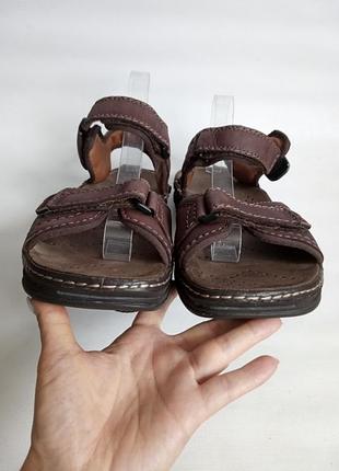 Кожаные босоножки clarks 4