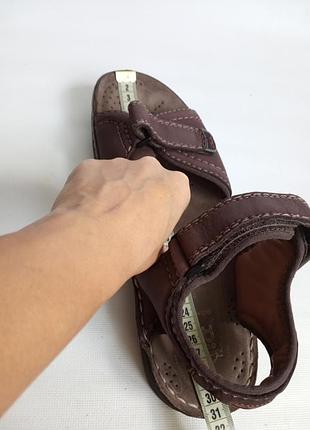 Кожаные босоножки clarks 10