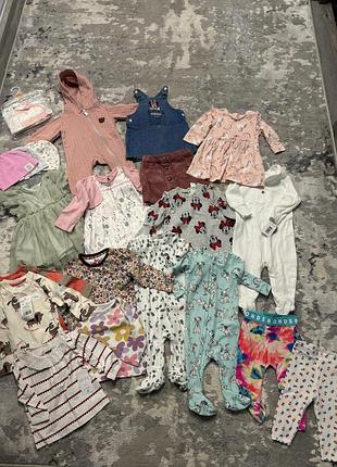 Дитячий лот одягу пакет  на дівчинку на 3-6 місяців