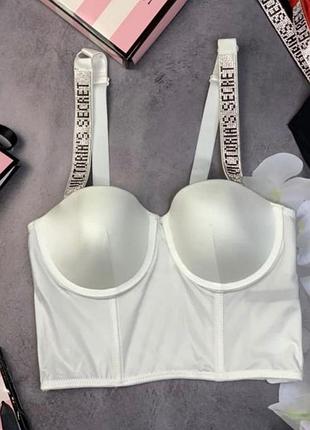 Корсет victoria’s secret молочный 75с