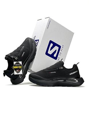 Мужские кроссовки salomon odyssey elmt advanced black white