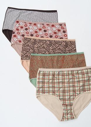 Набор женских трусиков р.48-56неделек батал - 5 шт