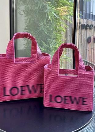 Сумка loewe плетена6 фото