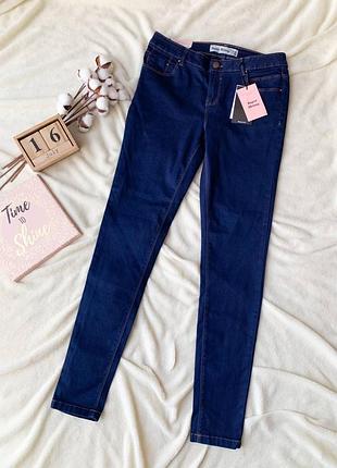 Джинси нові скіні сині