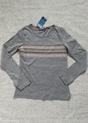 Лонгслив реглан для дівчинки